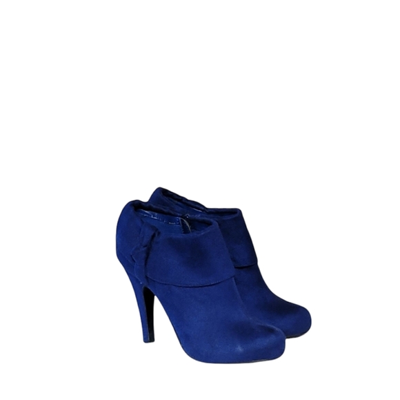 Women Vintage Faux Suede Booties By Delicacy Size 6.5 Women Dress Ankle Boots - Picture 1 of 9